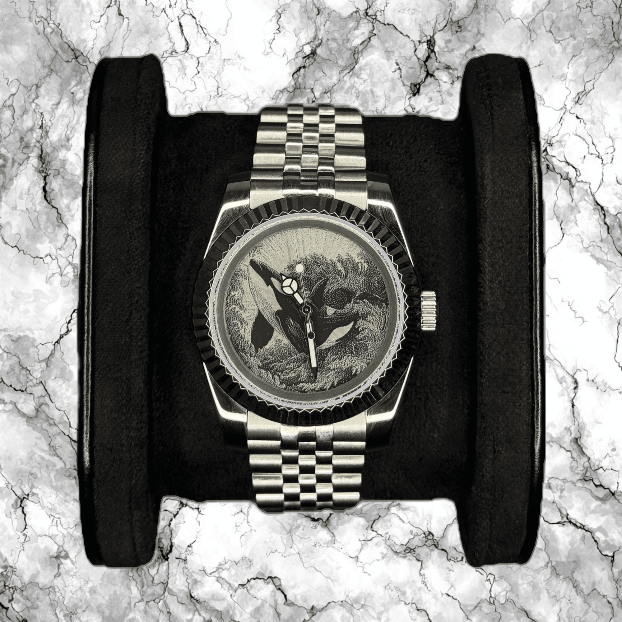 Wild Waters Sovereign · Silber/Schwarz · Stahl