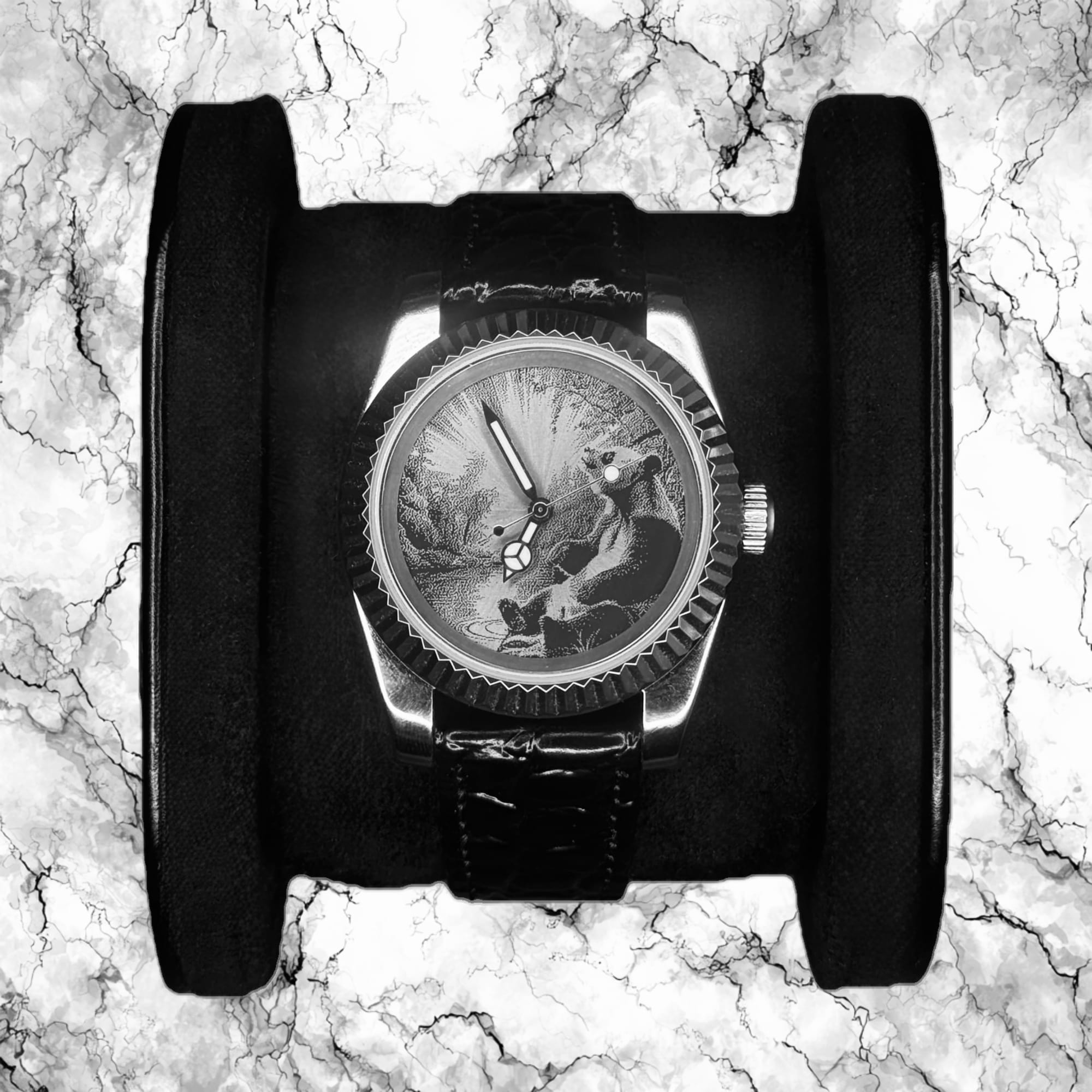 Protector of Peace · Matte Black · Leather