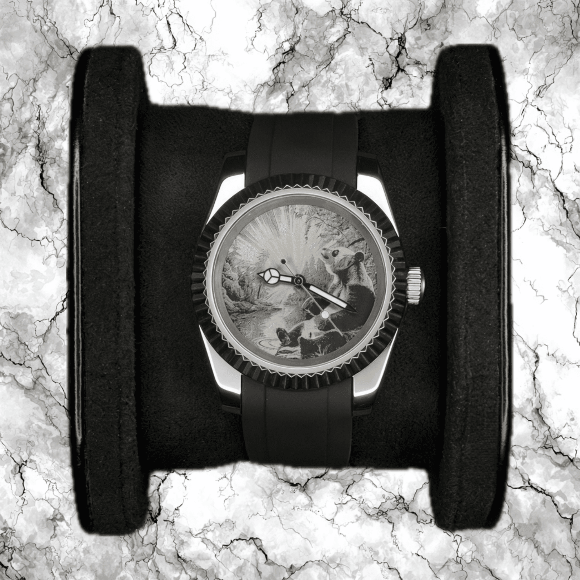 Protector of Peace — Matte Black · Rubber