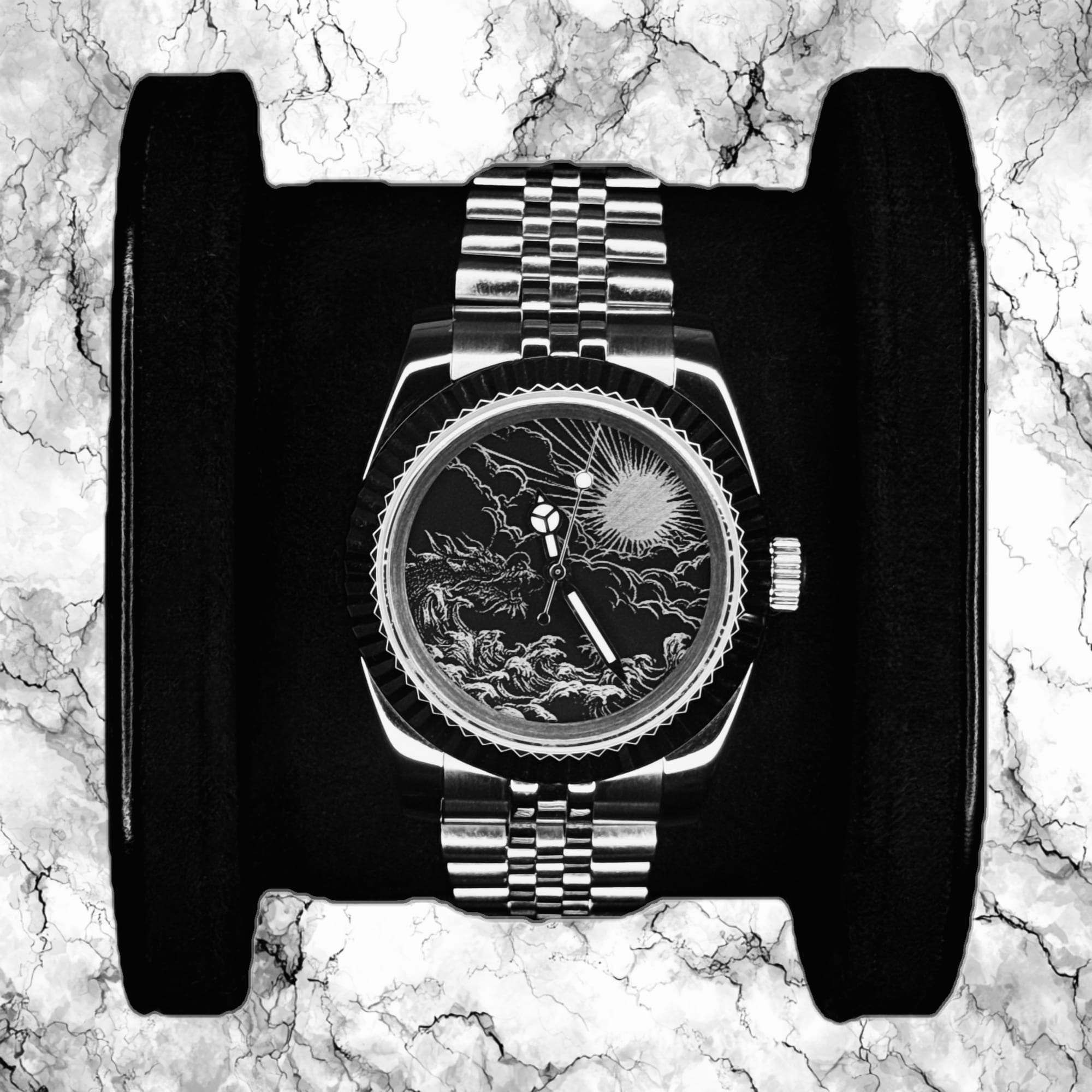 Tidal Oracle's Serpent · Matte Black · Steel